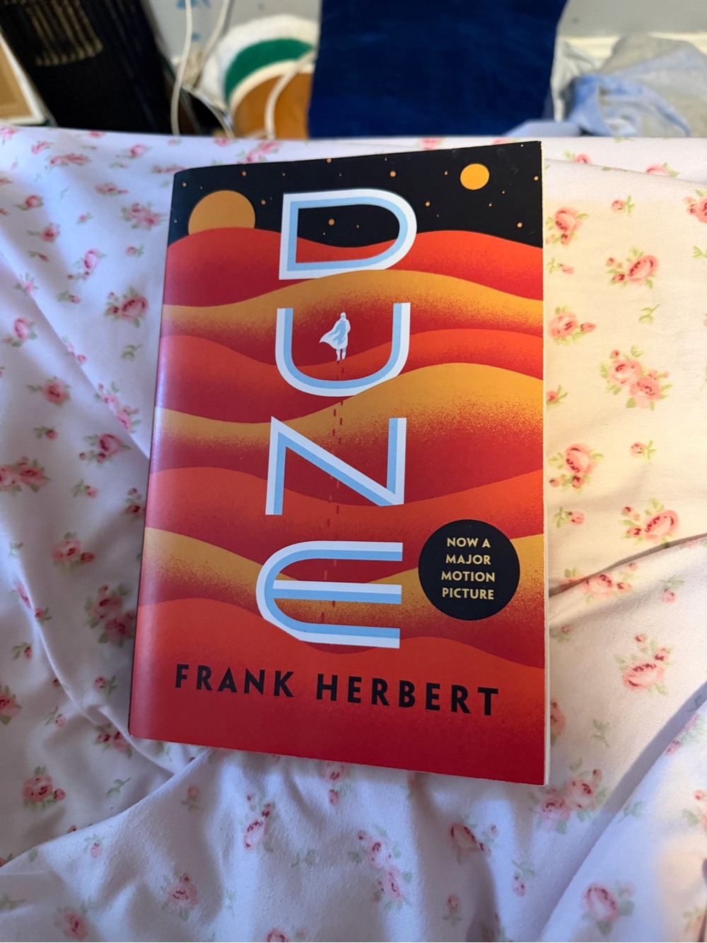 Dune by Frank Herbert — Red & Orange Illustrated Hardcover